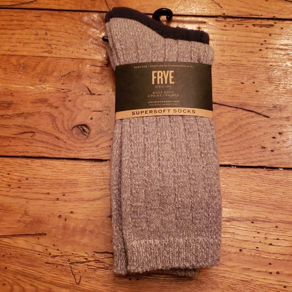 New - FRYE Supersoft Boot Socks....2 Prs. - Picture 1 of 7